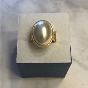 Simulated Pearl Ring